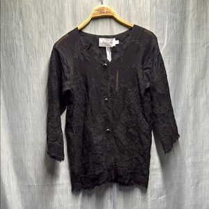 Katie May Button Down Shirt with Long Sleeves size small NWT